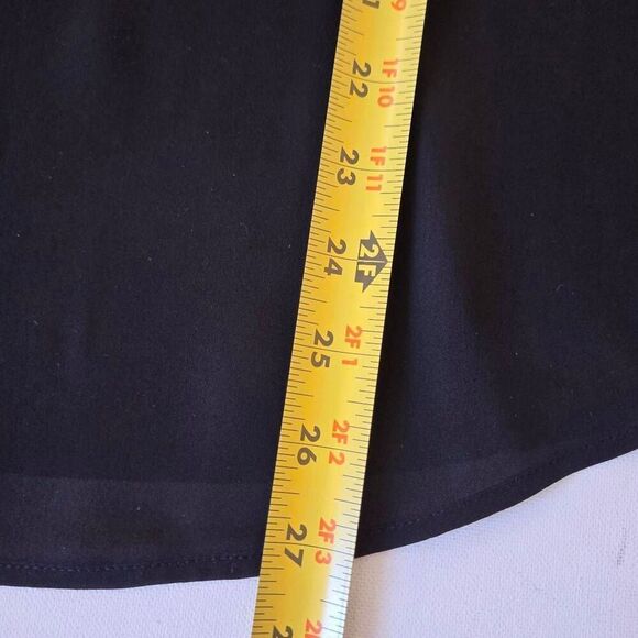 Vince Womens Black V Neck Off Shoulder Silk Blouse Size Small - Picture 8 of 9